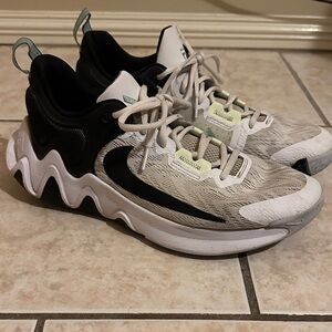 Nike Athletic Shoes - Black, White, and Gray